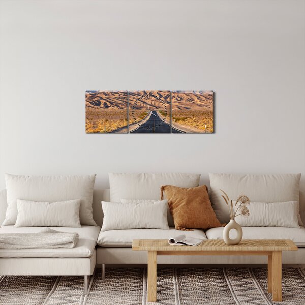 Slika - Dolina smrti, Kalifornija, ZDA (sa satom) (90x30 cm)