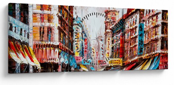 Slika - Hong Kong, oljna slika (sa satom) (90x30 cm)