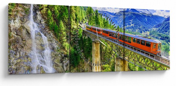 Slika - Matterhorn, Zermatt, Valais, Švica (sa satom) (90x30 cm)