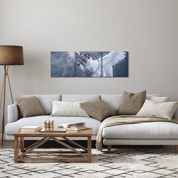 Slika dekleta na samorogu (sa satom) (90x30 cm)