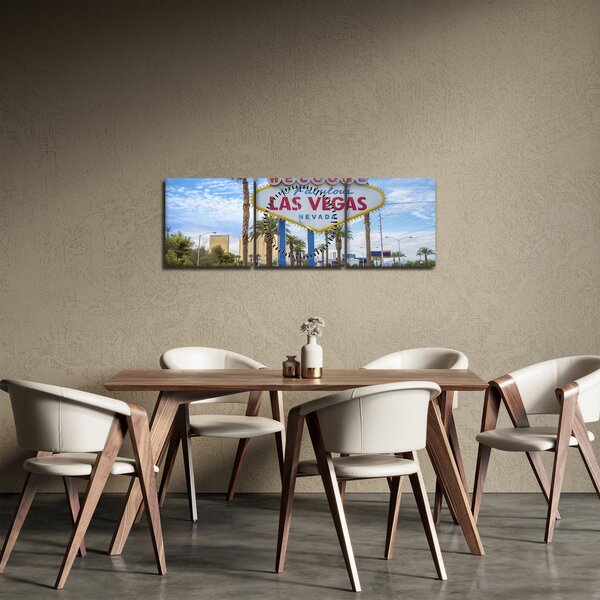 Slika - Las Vegas (sa satom) (90x30 cm)