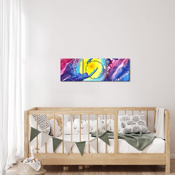 Slika - dotik (sa satom) (90x30 cm)