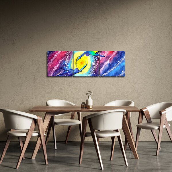 Slika - dotik (sa satom) (90x30 cm)