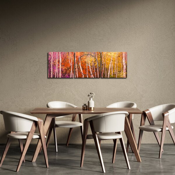 Slika pisanega gozda (sa satom) (90x30 cm)