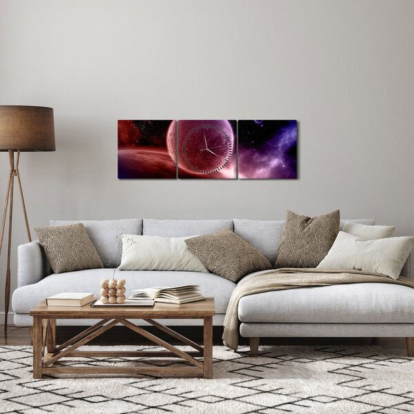 Slika - Planet (sa satom) (90x30 cm)