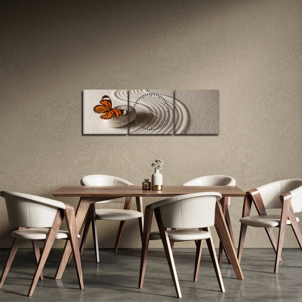 Slika - Brezskrbnost (sa satom) (90x30 cm)