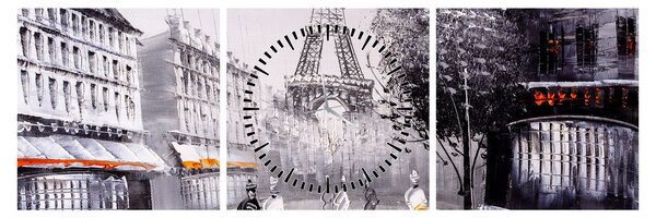 Slika - Oljna slika, Pariz (sa satom) (90x30 cm)