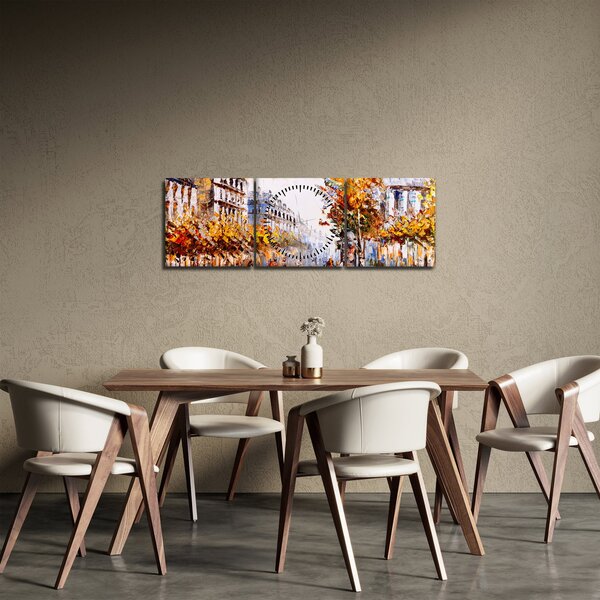 Slika - Ulica v Parizu (sa satom) (90x30 cm)