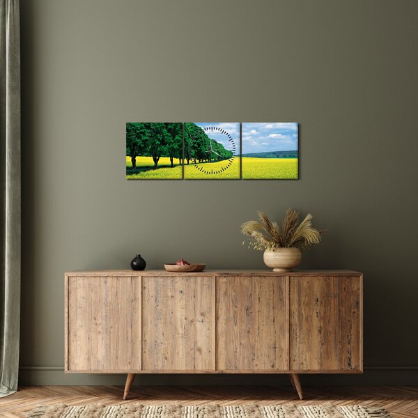 Slika polja z alejo (sa satom) (90x30 cm)
