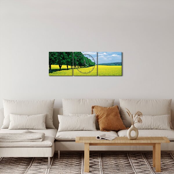 Slika polja z alejo (sa satom) (90x30 cm)