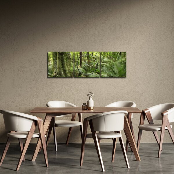 Slika tropskega deževnega gozda (sa satom) (90x30 cm)