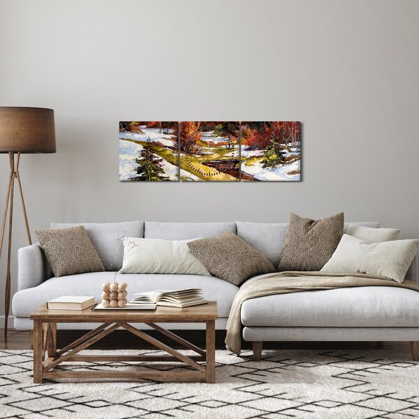 Slika - Prihod pomladi (sa satom) (90x30 cm)