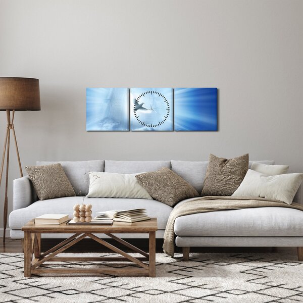 Slika - Božji golob (sa satom) (90x30 cm)