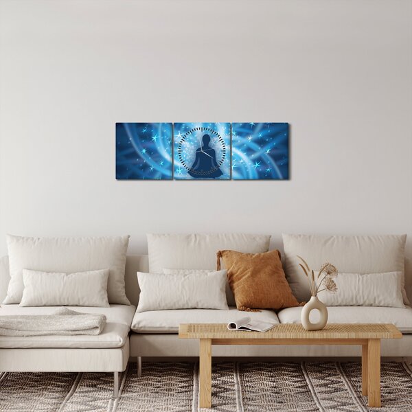 Slika - Duhovna energija (sa satom) (90x30 cm)