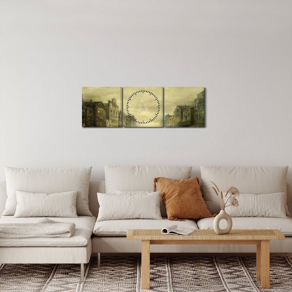 Podoba zahodnega mesta (sa satom) (90x30 cm)