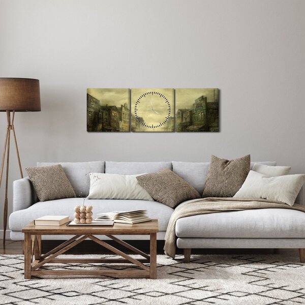 Podoba zahodnega mesta (sa satom) (90x30 cm)