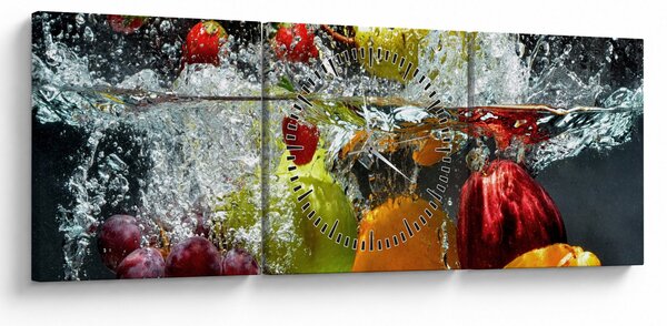 Slika - Sadje (sa satom) (90x30 cm)
