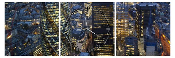 Slika - Večerna panorama Londona (sa satom) (90x30 cm)