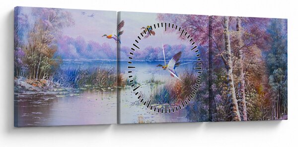 Slika - Jesen prihaja, oljna slika (sa satom) (90x30 cm)