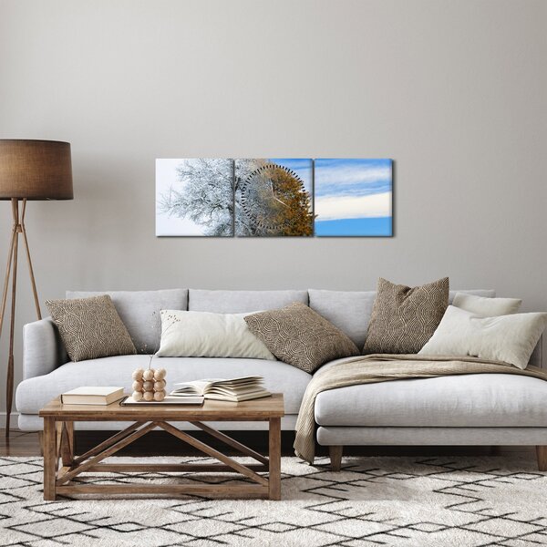 Slika - Sprememba sezone (sa satom) (90x30 cm)
