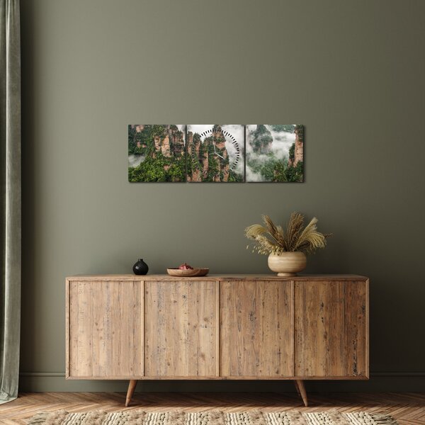 Slika - Nacionalni park Zhangjiajie, Kitajska (sa satom) (90x30 cm)