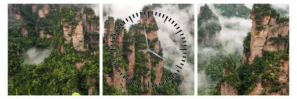 Slika - Nacionalni park Zhangjiajie, Kitajska (sa satom) (90x30 cm)