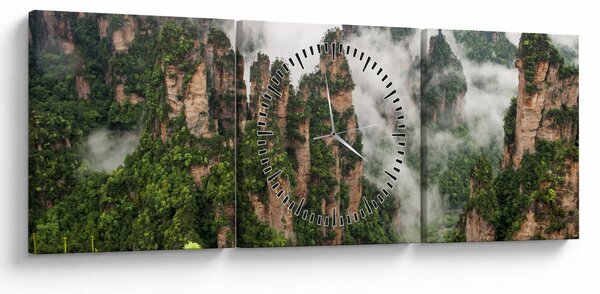 Slika - Nacionalni park Zhangjiajie, Kitajska (sa satom) (90x30 cm)