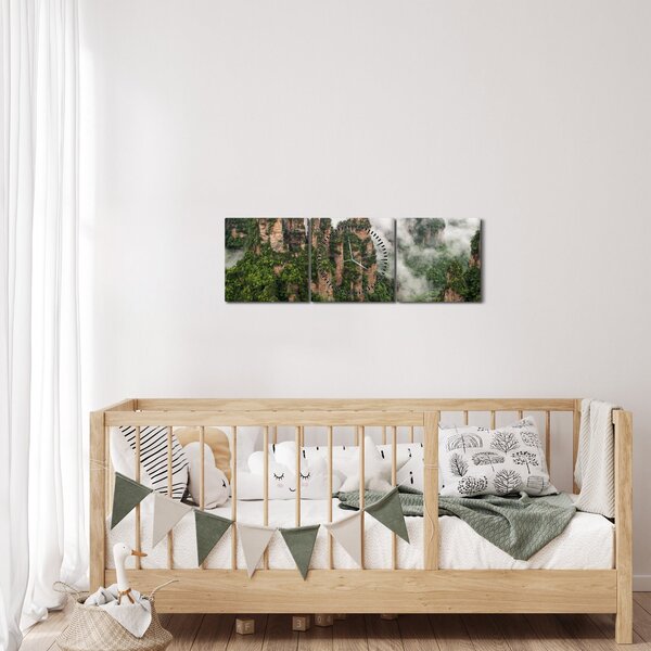 Slika - Nacionalni park Zhangjiajie, Kitajska (sa satom) (90x30 cm)