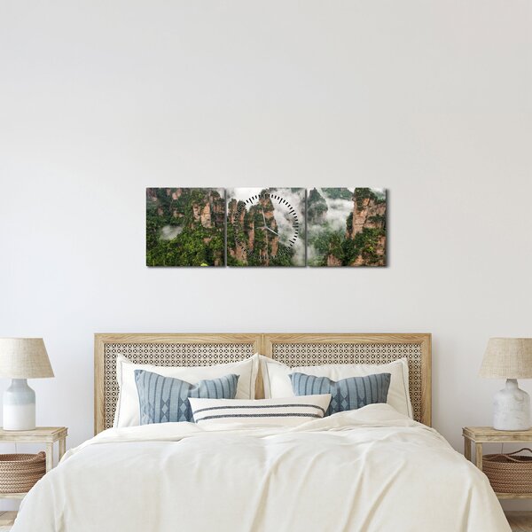 Slika - Nacionalni park Zhangjiajie, Kitajska (sa satom) (90x30 cm)