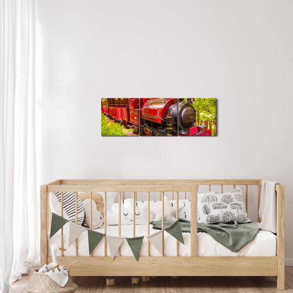 Slika parnega vlaka (sa satom) (90x30 cm)