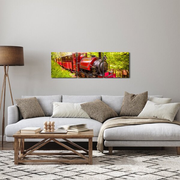 Slika parnega vlaka (sa satom) (90x30 cm)