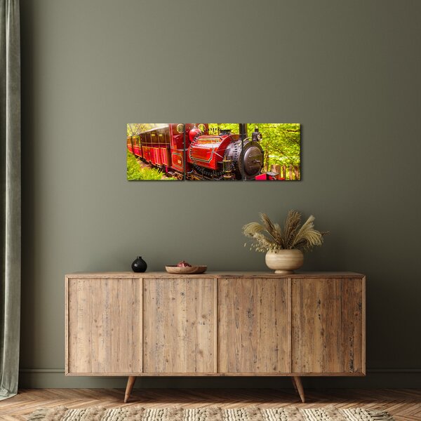 Slika parnega vlaka (sa satom) (90x30 cm)