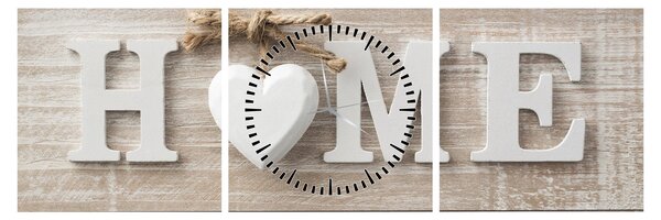 Slika - Domov (sa satom) (90x30 cm)