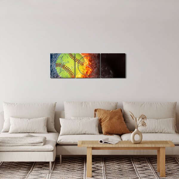 Slika - Teniška žoga (sa satom) (90x30 cm)