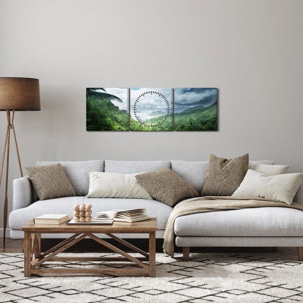Slika - Sejšelska džungla (sa satom) (90x30 cm)