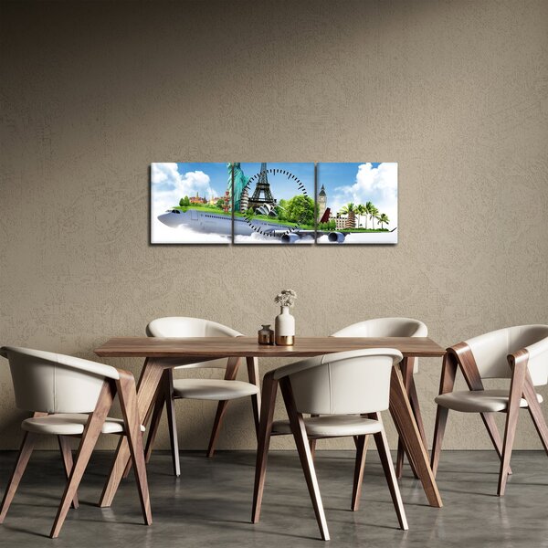 Slika - Pot okoli sveta (sa satom) (90x30 cm)