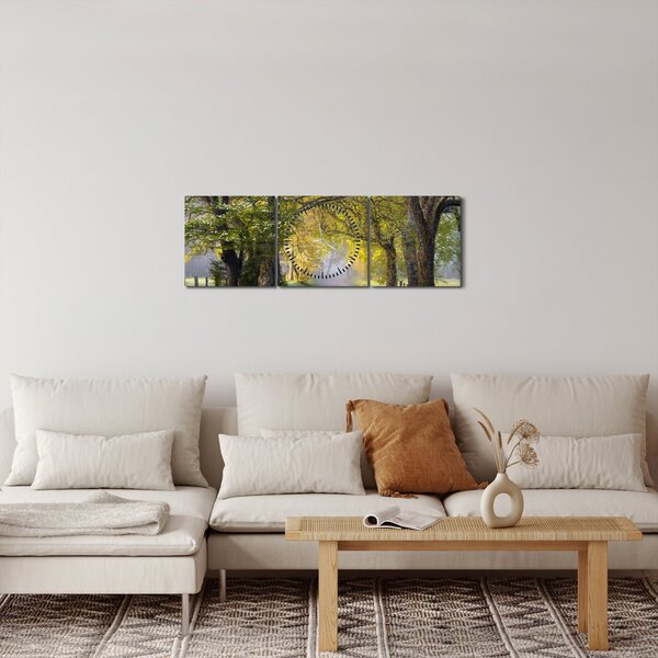 Slika - Smoky Mountains, Gatlinburg, ZDA (sa satom) (90x30 cm)
