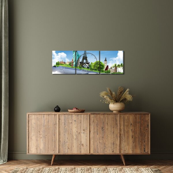 Slika - Pot okoli sveta (sa satom) (90x30 cm)
