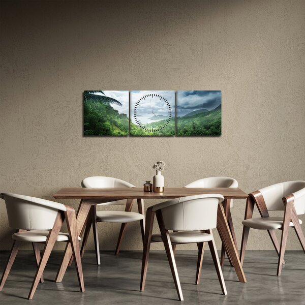 Slika - Sejšelska džungla (sa satom) (90x30 cm)