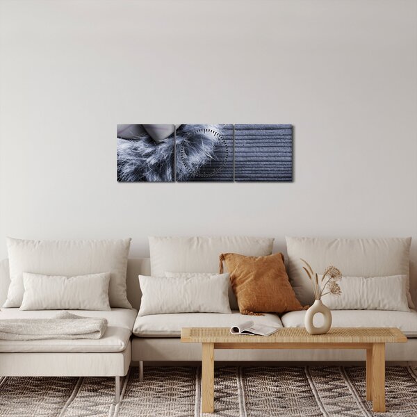 Slika - Gnezdo ljubezni (sa satom) (90x30 cm)
