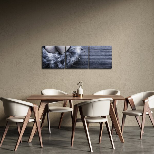 Slika - Gnezdo ljubezni (sa satom) (90x30 cm)