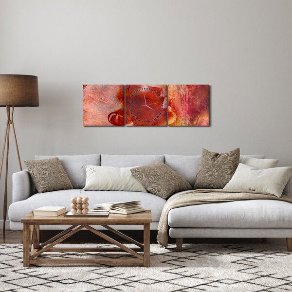 Slika - profil ženskega obraza (sa satom) (90x30 cm)