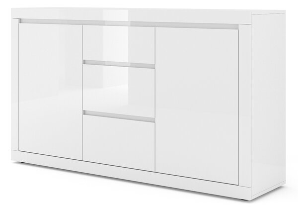 Komoda Belic 3 (bijela sjajna)