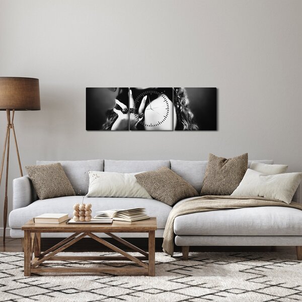 Slika - Lepa ženska (sa satom) (90x30 cm)