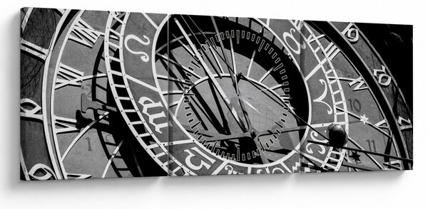 Slika - Astronomska ura, Praga, Češka (sa satom) (90x30 cm)