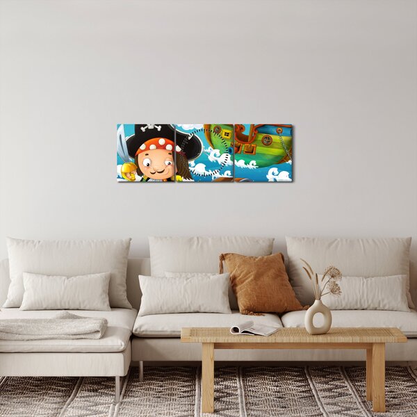 Slika - Gusarski zaklad (sa satom) (90x30 cm)