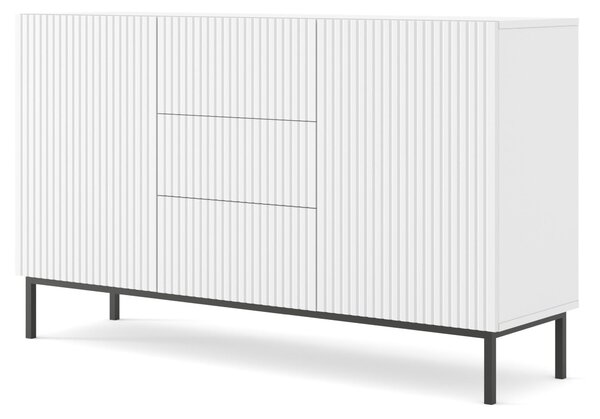 Komoda 2D3S 150 Rowanna (bijela + crna)
