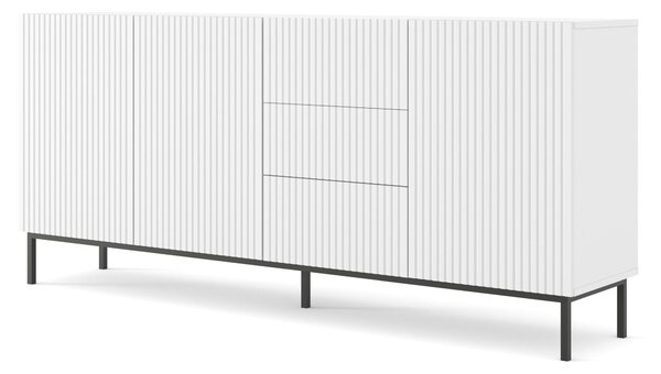 Zondo.hr Komoda 3D3S 200 Rowanna (bijela + crna). 1125008