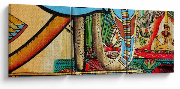 Slikanje z egipčanskimi motivi (sa satom) (90x30 cm)