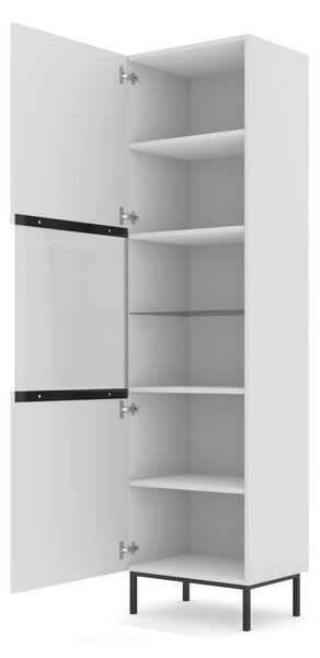 Zondo.hr Vitrina 1DS Rowanna (bijela + crna). 1125018